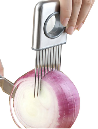 Multifunction Stainless Steel Onion Cutter Chopper Slicer Vegetable Cutting Loose Meat Lemon Tomato Slicing Gadget